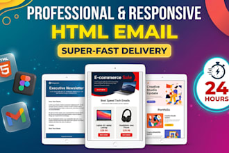 design responsive HTML email template