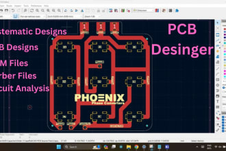 create pcb design systematic layout and arduino coding