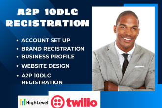 a2p 10dlc, a2p 10dlc registration for twilio, gohighlevel, clixlo sms a2p setup