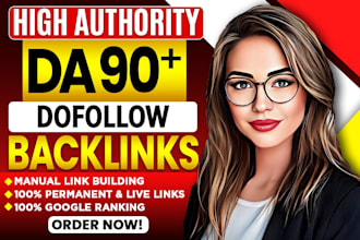 build high da 90 authority dofollow seo backlinks link building google ranking