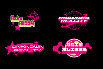 design custom y2k streetwear logo for your clothing brand