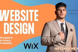 build and design a wix website
