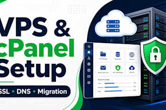 set up your vps server, cpanel, SSL and migrate your website