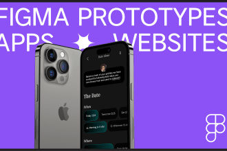 design a modern figma prototype UI UX for your app