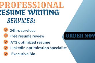 write a professional resume, CV, cover letter