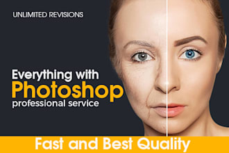 do fast photoshop editing within 2 hours