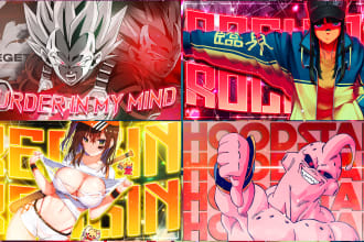 create a high quality catchy, and attractive anime thumbnail