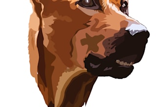 vectorize your puppy into eye catching artwork