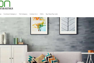 design modern interior design shopify furniture store home decor website