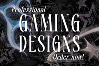 design professional gaming and esports banners