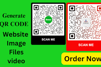 generate qr code to scan website, file, image and video