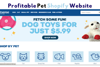 design profitable pet toys store pet treats pets food pet product website