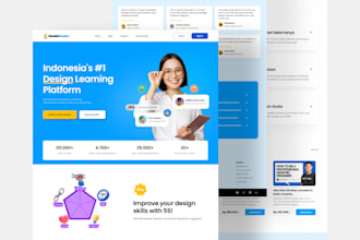 design responsive website UI UX design in figma