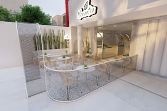 design the interior of your cafe or resto