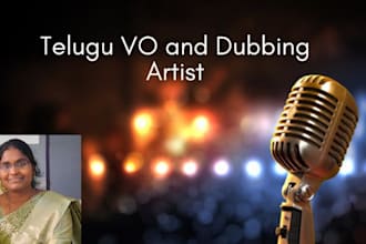 bring liveliness to your script through my voice