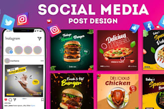 do instagram social media post design for your page
