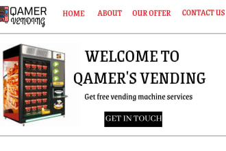 design a professional website for your vending and atm business