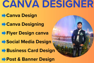 be canva designer, canva designing expert