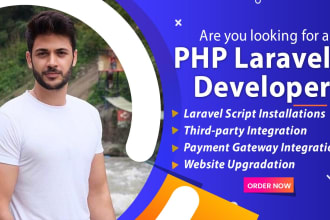 be your PHP laravel developer to build custom websites