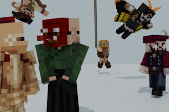 create custom model minecraft skins for figura mod