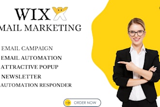 wix automation wix email marketing wix email campaign mailchimp