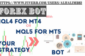 mt4 forex bot, hft bot, mt5 expert advisor or mt4 forex eas bot