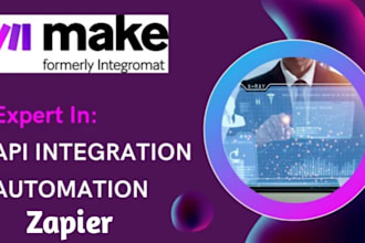 automate your workflow using make interomate, API, zapier