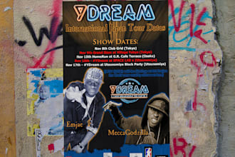 design you an eye catching poster or flyer