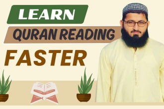 help you to learn quran or be your quran tutor