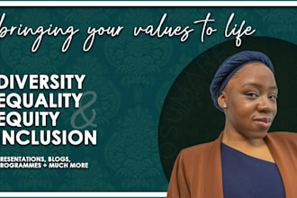 create equality, diversity, and inclusion content
