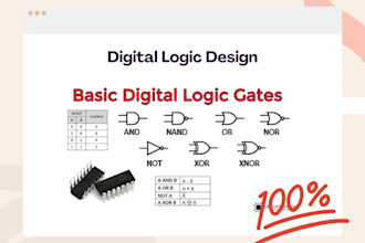 assist you in dld , digital logic design tasks and projects