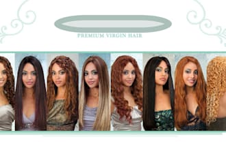 hair extension shopify store hair extension website hair logo hair accessories