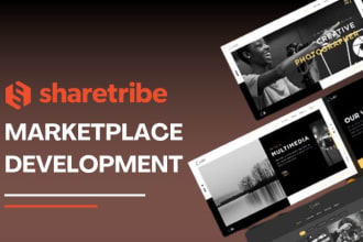 develop b2b c2c sharetribe marketplace sharetribe landing page