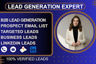 expert targeted b2b lead generation linkedin email list building