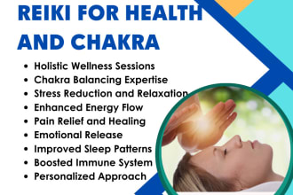 use powerful distance reiki healing for health, and chakra balancing