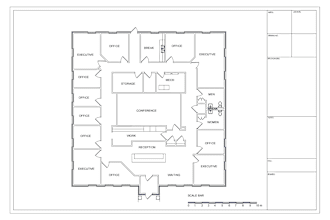 redraw 2d floor plan, elevation, site plan, blueprint in autocad