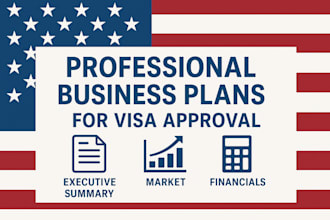 compelling immigration business plans for e2, eb2 niw, l1, o1, eb5 visas