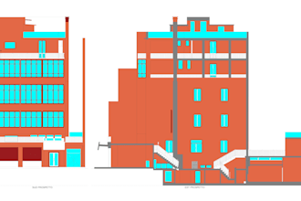 design 2d floor plan, elevation 2d drawing in autocad