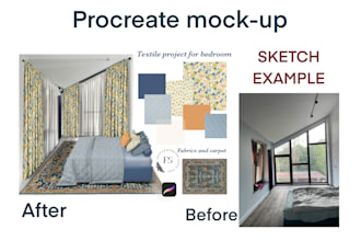design textiles for rental property staging