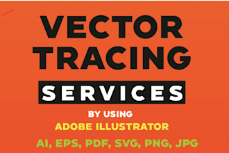 copy, edit, recolor, vectorize or fix logo into vector