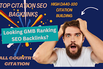 do business citations profile listings SEO backlinks for gmb, local top ranking