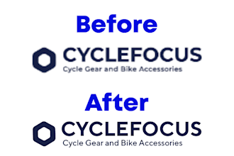 edit, enhance, refresh, copy or improve logo quality