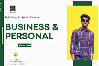 build a personal portfolio website and business website