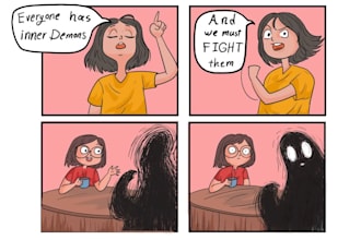 do custom 4 panel cartoon comic for your simple story