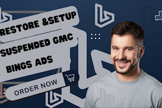 reactivate  suspended gmc and bing account