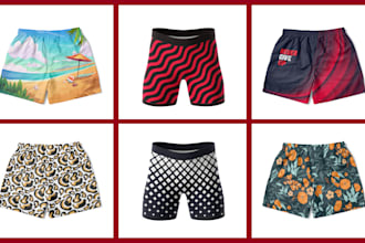 create streetwear mesh shorts and underwear design