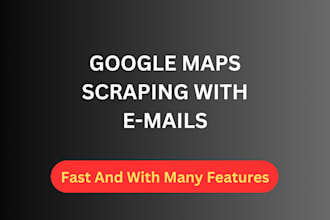 find email address list, scrap google map or business data with email,scraping