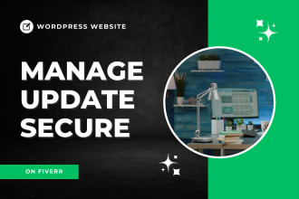 manage and secure your wordpress website every month