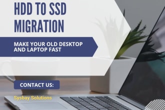 do hdd to ssd migration for desktop and laptop windows os