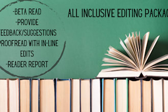 provide all inclusive copy editing to polish your manuscript